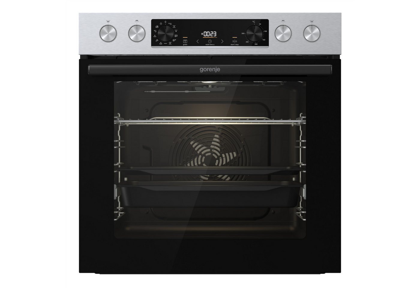 GORENJE Elektro-Herd-Set Pacific Herd Set, mit 1-fach-Teleskopauszug, Aqua Clean, Pizzafunktion mit 300 °C – perfekt für Pizza, Focaccia und mehr! – Bild 5 von 5