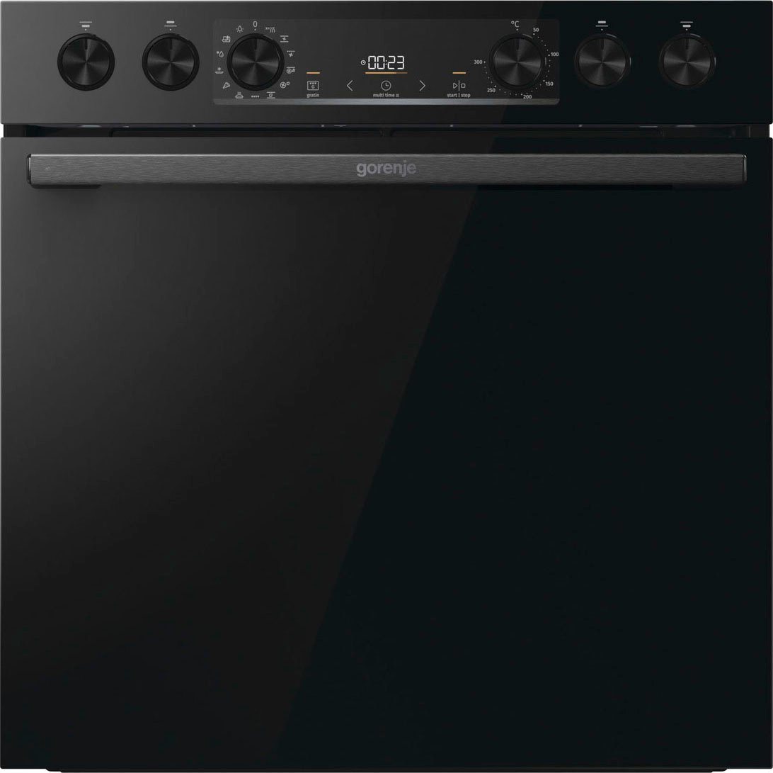 GORENJE Elektro-Herd-Set Pacific Herd Set, mit 1-fach-Teleskopauszug, Aqua Clean, Pizzafunktion mit 300 °C – perfekt für Pizza, Focaccia und mehr! – Bild 5 von 5