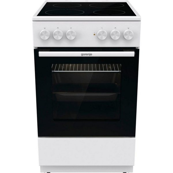 GORENJE Elektro-Standherd GEC5A21WG, Aqua Clean, PerfectGrill. Gleichmäßige knusprige Ergebnisse