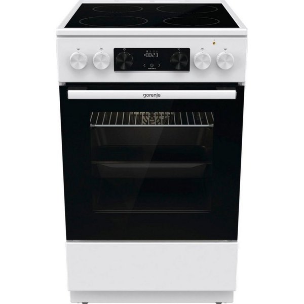 GORENJE Elektro-Standherd GEC5C41WG, Aqua Clean, Perfekte Pizza bei bis zu 275 °C backen