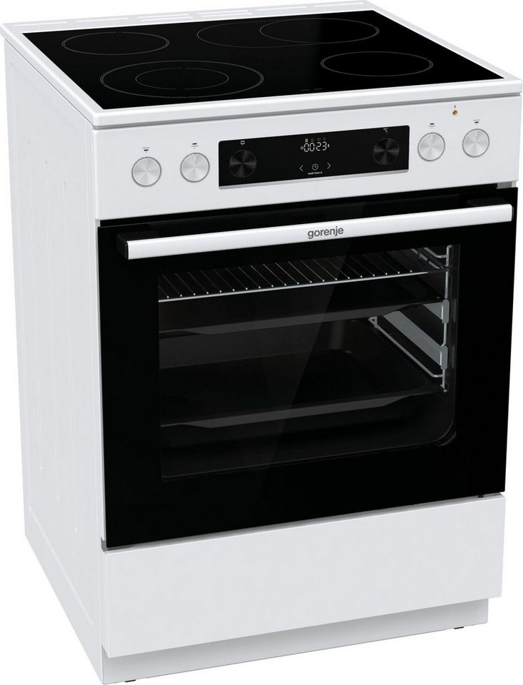GORENJE Elektro-Standherd GECS6C70, mit 2-fach-Teleskopauszug, Aqua Clean, Knusprig genießen – ganz ohne Extra-Kalorien - dank AirFry-Funktion – Bild 2 von 5