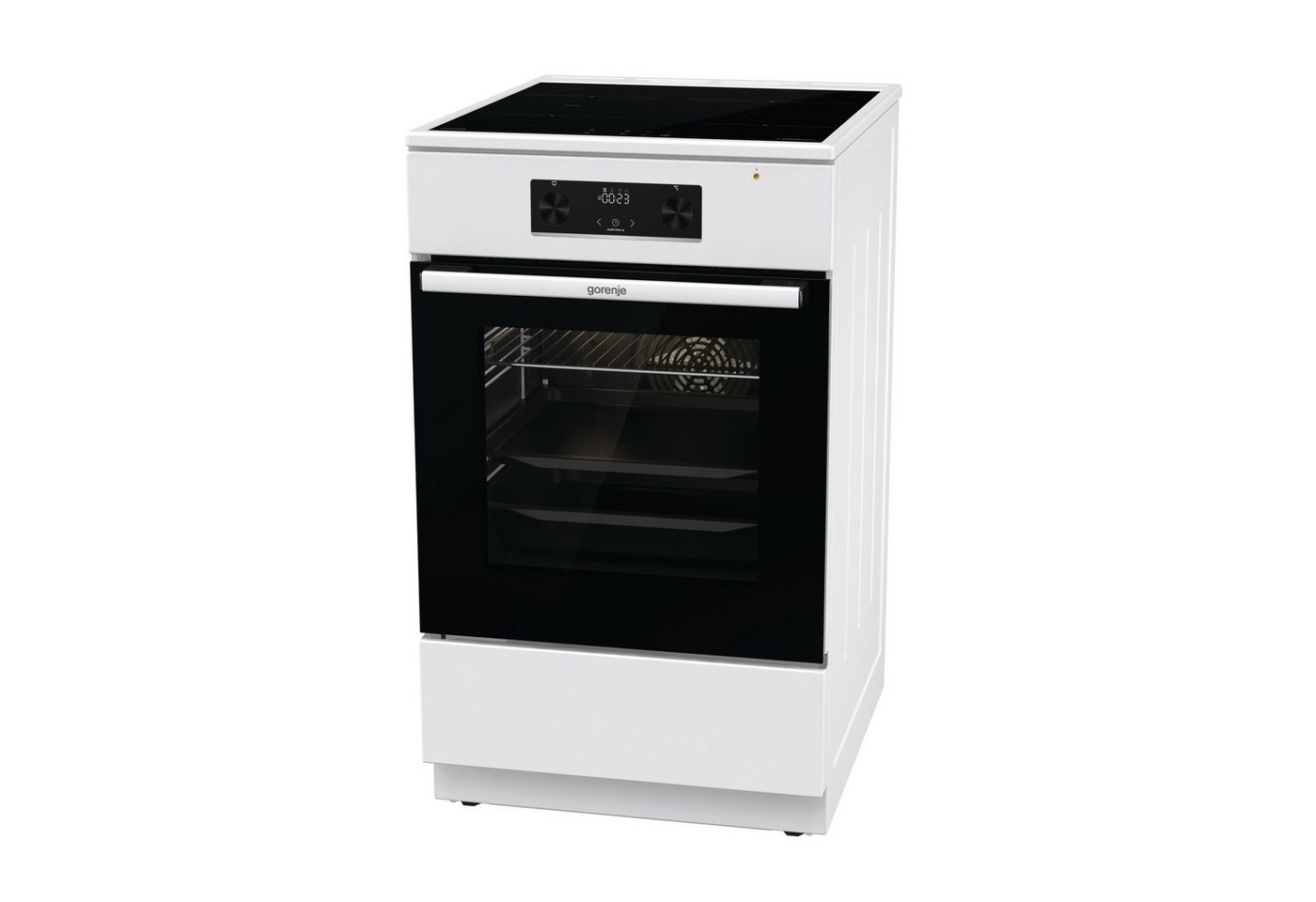 GORENJE Induktions-Standherd, mit 1-fach-Teleskopauszug, Aqua Clean, Standherd mit Induktionskochfeld und Teleskopauzug – Bild 2 von 5