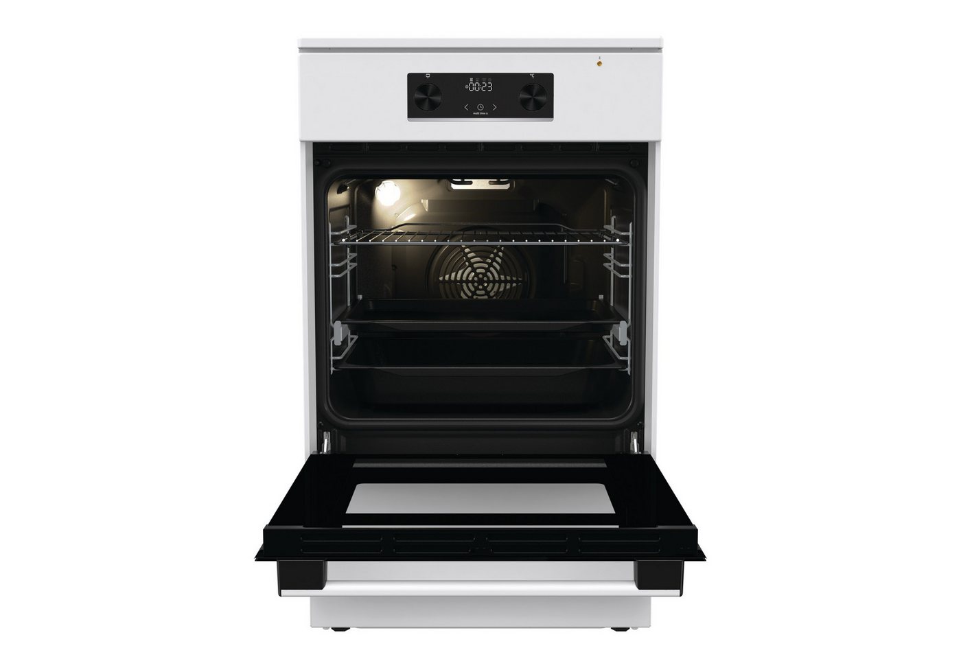 GORENJE Induktions-Standherd, mit 1-fach-Teleskopauszug, Aqua Clean, Standherd mit Induktionskochfeld und Teleskopauzug – Bild 3 von 5