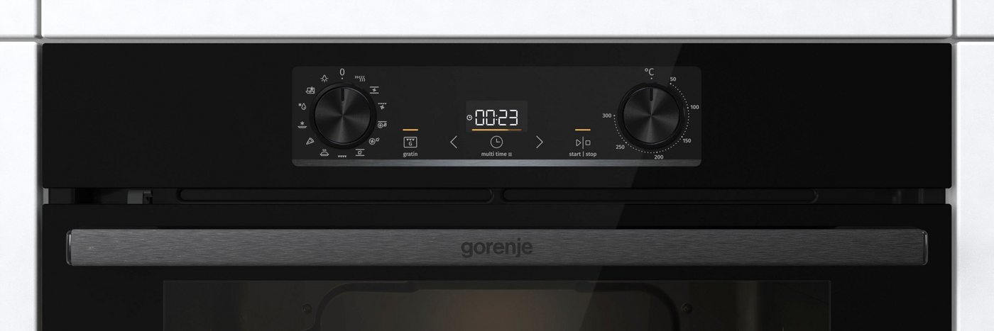 GORENJE Pyrolyse Backofen BPS6737E14X, BPS6737E14BG, mit 1-fach-Teleskopauszug, Pyrolyse-Selbstreinigung, AirFry-Funktion – Bild 5 von 5