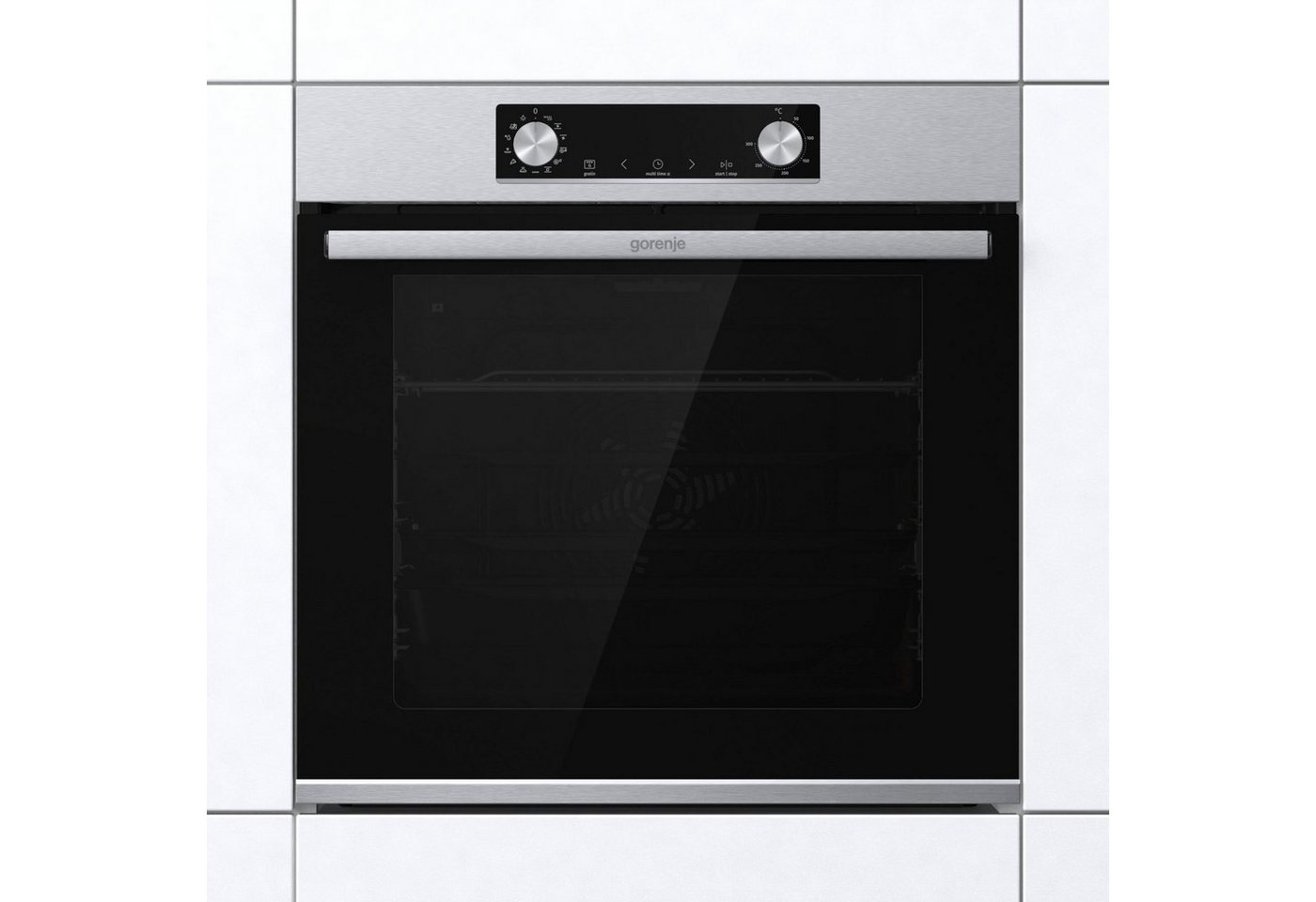GORENJE Pyrolyse Backofen BPS6737E14X, BPS6737E14BG, mit 1-fach-Teleskopauszug, Pyrolyse-Selbstreinigung, AirFry-Funktion – Bild 2 von 5