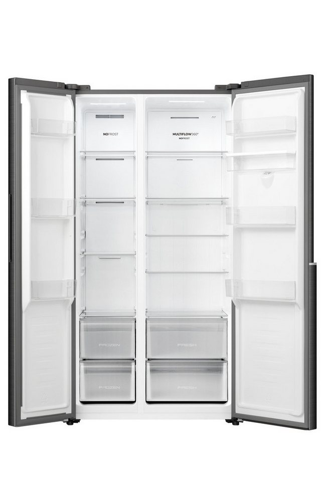 GORENJE Side-by-Side NRS917E41BXWD, 178,6 cm hoch, 91,1 cm breit, MultiAirFlow-System – Bild 4 von 5