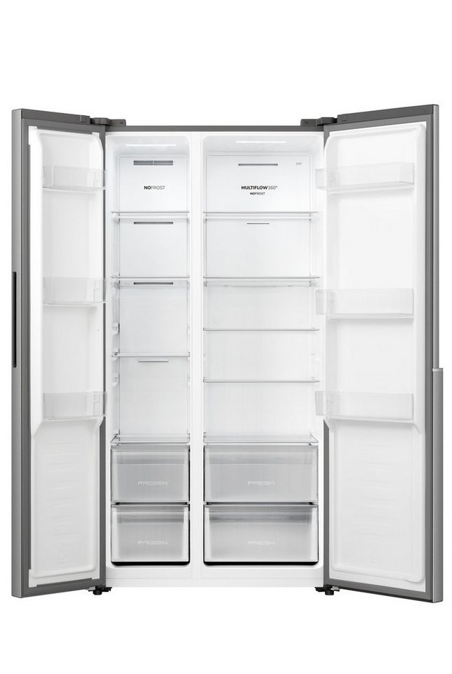 GORENJE Side-by-Side NRS917E41X, 178,6 cm hoch, 91,1 cm breit, MultiAirFlow-System – Bild 4 von 5