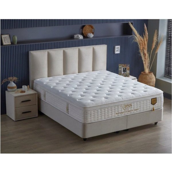 gowoll Boxspringbett BIRDY Bett Set Boxpringbett mit Matratze Stauraumbett Doppelbett (Set, 2 Bettkästen, 1 Matratze, 1 Kopfteil (Nachttisch optional), Polsterb