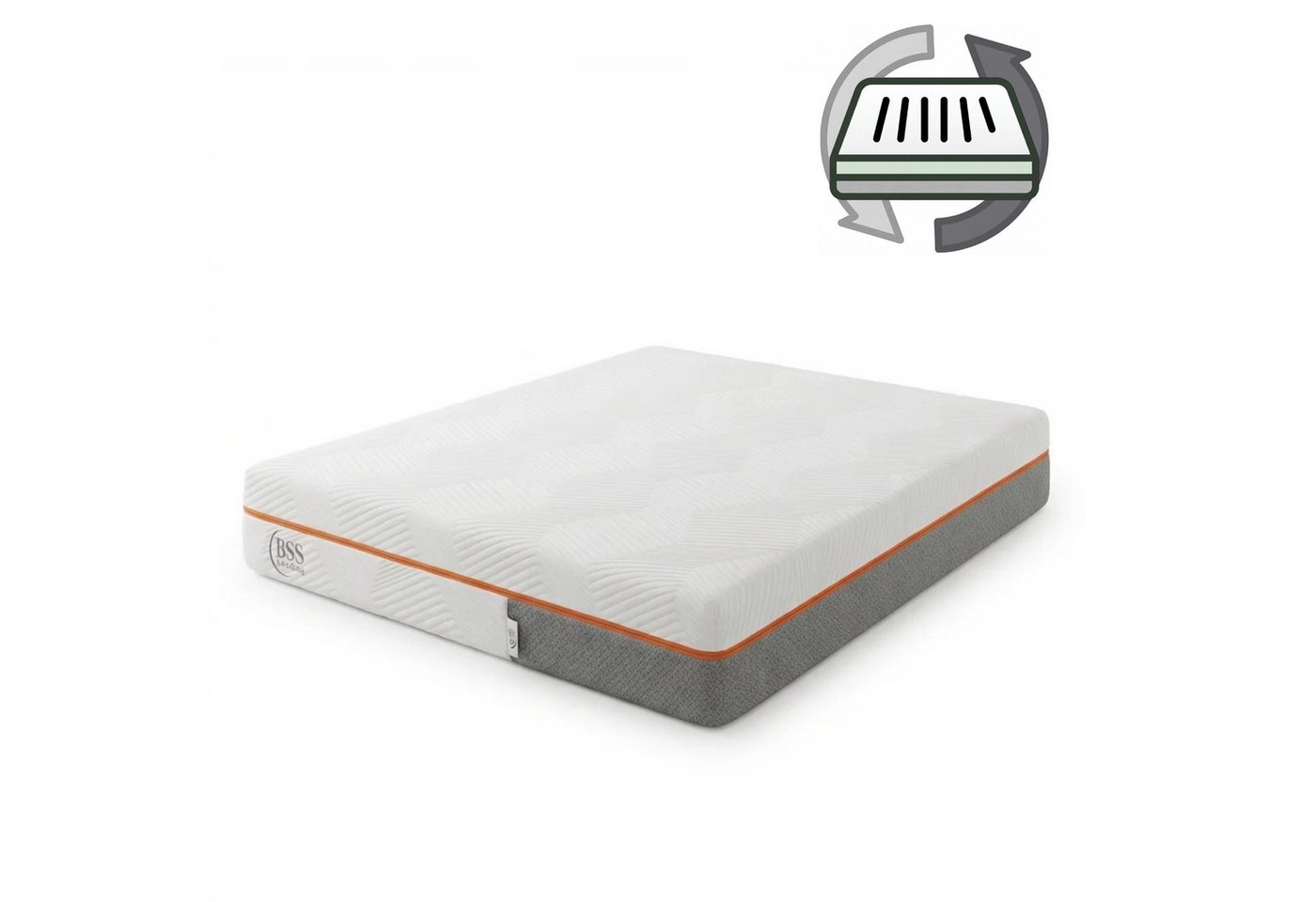 Visco-Matratze Boxspring Matratze, Viscoschaum Matratze Reißverschluss, gowoll, 22 cm hoch, 140x200-160x200 Mattress – Bild 3 von 5