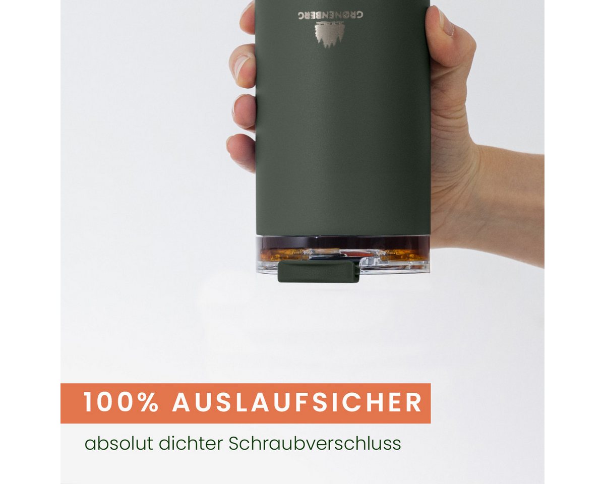 GRØNENBERG Thermobecher Kaffeebecher to go 320ml, 100% Auslaufsicher, Hält mind. 4 h warm, Rutschfest – Bild 3 von 5