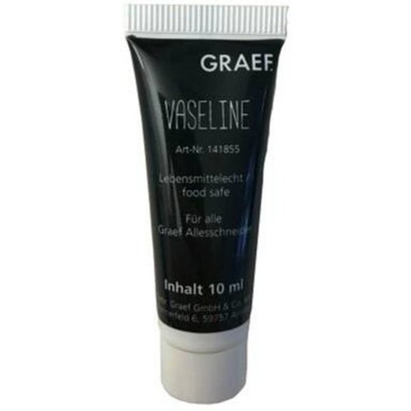 Graef Allesschneider Tube Vaseline 10 ml, mit Drehverschluss für Graef Allesschneider, transparent