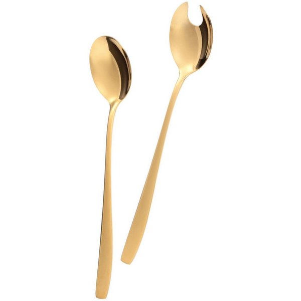 GRÄWE Salatbesteck, Gräwe Salatbesteck 2-tlg, Edelstahl, gold