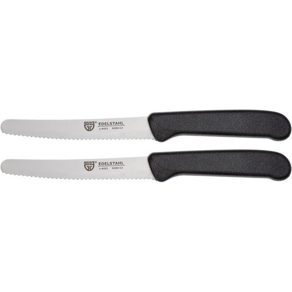 GRÄWE Tafelmesser Tafel- / Brötchenmesser, 2er-Set