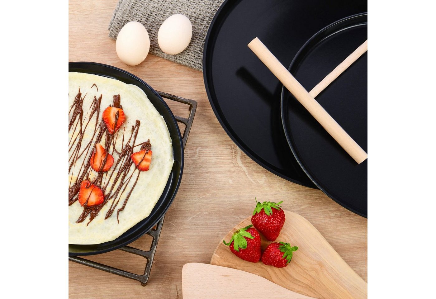 GRÄWE Teigschaber Crepes Teigverteiler, Holz – Bild 2 von 4