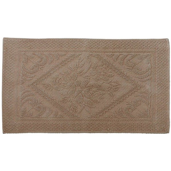 Grafelstein Badematte Badematte LODGE caramel braun Duschvorleger 50x80cm Farmhouse Landhaus, keine, keine, Baumwolle, rechteckig