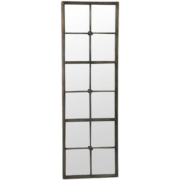 Grafelstein Wandspiegel Länglicher Spiegel BASTION antik Fenster H127cm Wandspiegel im Landhau