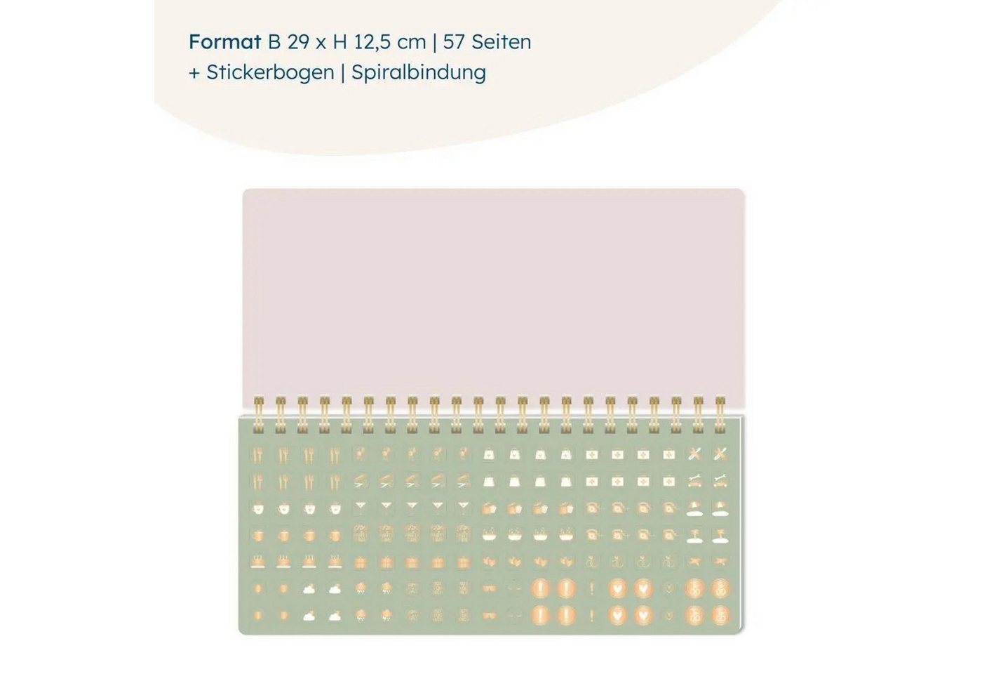 Grafik Werkstatt Tischkalender Wochenplaner 2027 Blumenmomente (mit Kalendarium) – Bild 4 von 5