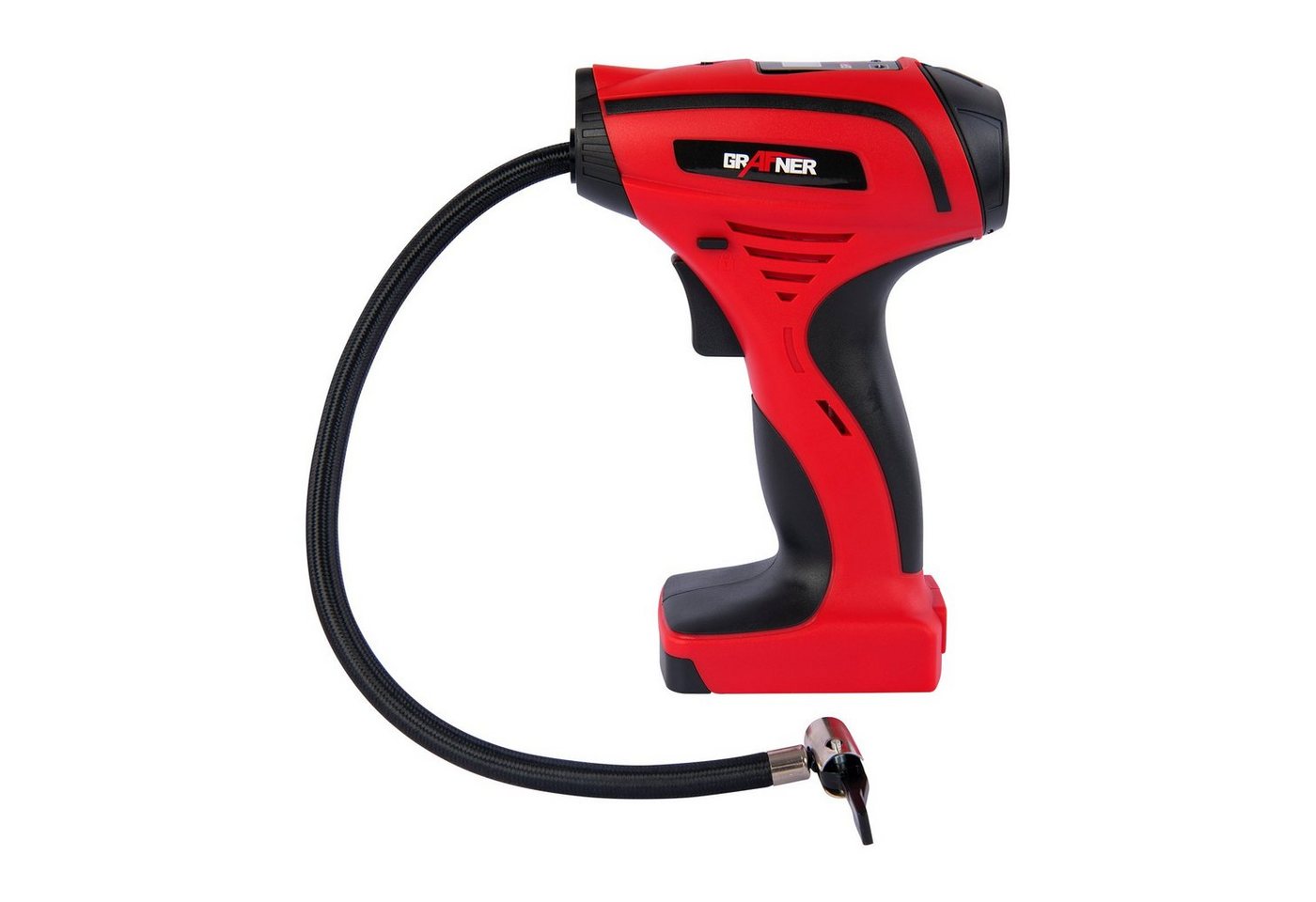 Grafner Kompressor Handkompressor digitale Druckanzeige elektrisch Kompressor 2V, max. 8,00 bar, 12V KfZ-Anschlusskabel – Bild 3 von 5
