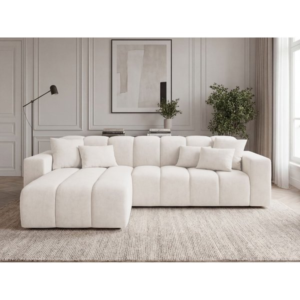 GrainGold Ecksofa L-Form Nork L, Set, Couch, HR-Schaum, T25-Schaum, Freistehendes