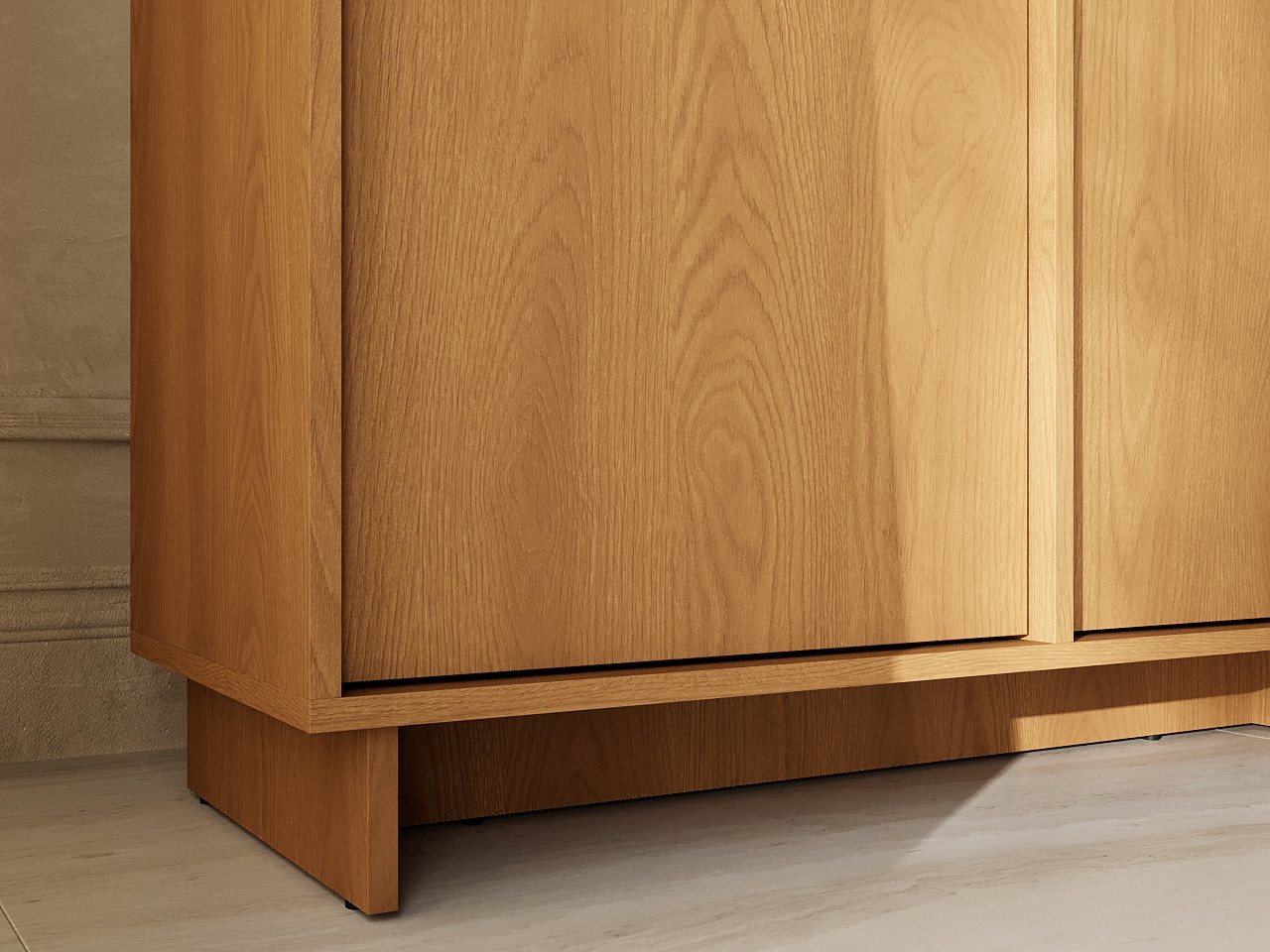 GrainGold Kommode Azumi (Set, Kommode, Push-to-open), Breite 98 cm, mit Push-to-open, hohe Kommode, für das Wohnzimmer – Bild 5 von 5