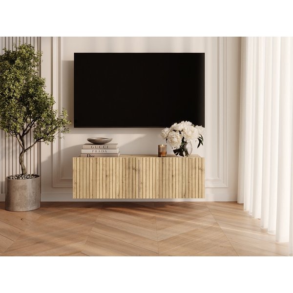 GrainGold TV-Schrank Kioto (Set, TV-Schrank) Soft-Closing-System, Breite 110 cm, für das Wohnzimmer