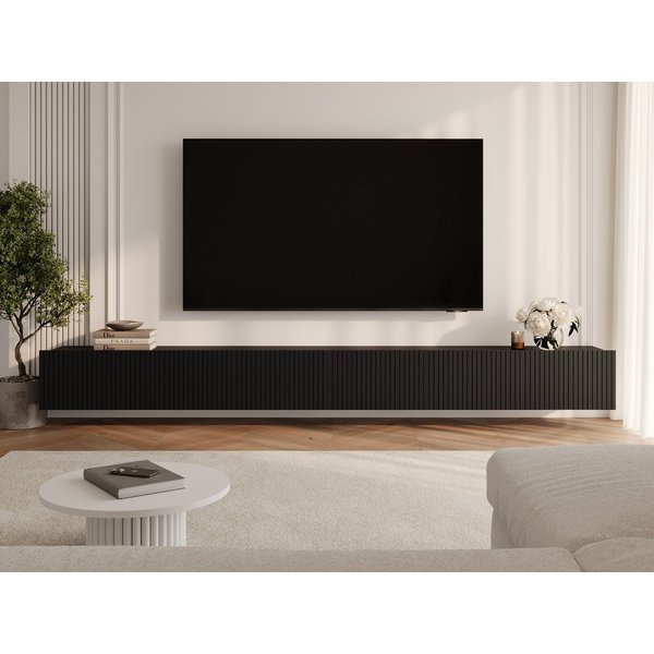 GrainGold TV-Schrank Kioto (Set, TV-Schrank) Soft-Closing-System, Breite 300 cm, für das Wohnzimmer