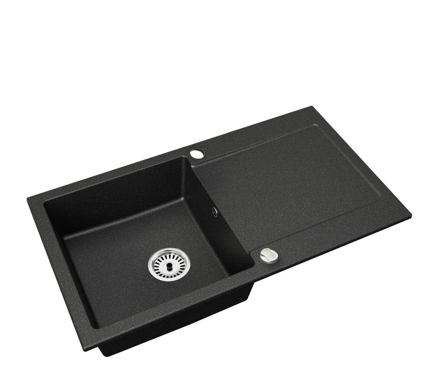 Faizee Home Granitspüle Faizee Home, Granitspüle Element 90x50 cm mit Abtropffläche – Bild 2 von 5