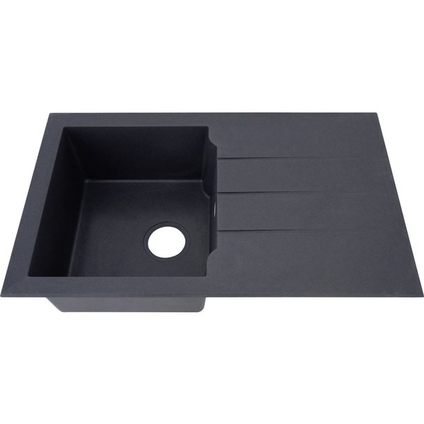 RESPEKTA Granitspüle respekta Granitverbundspüle Alinéo 81 x 50 cm 81 x