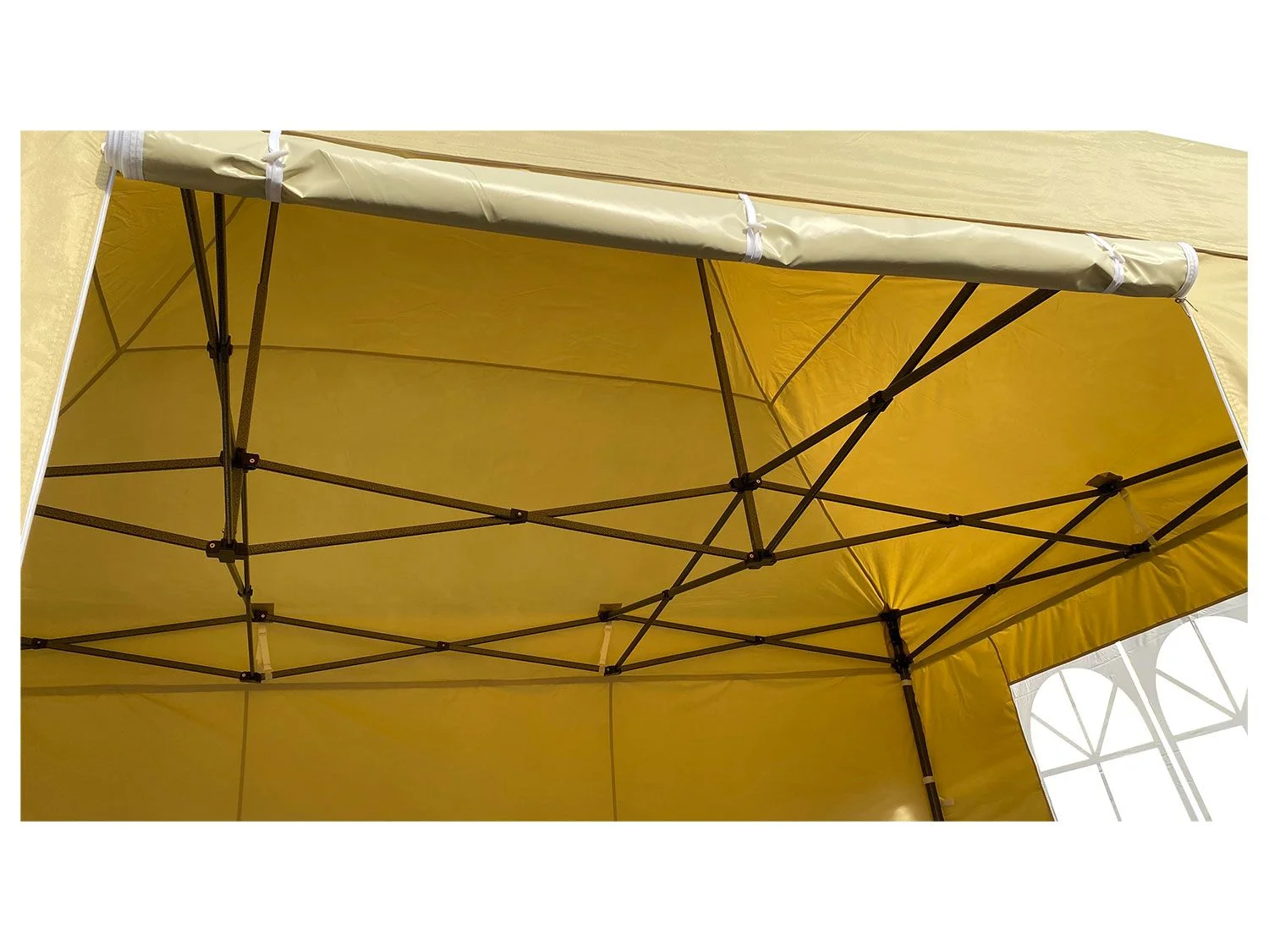 GRASEKAMP Faltpavillon Premium Line (3x4,5m + Seitenteile, Beige) – Bild 2 von 4