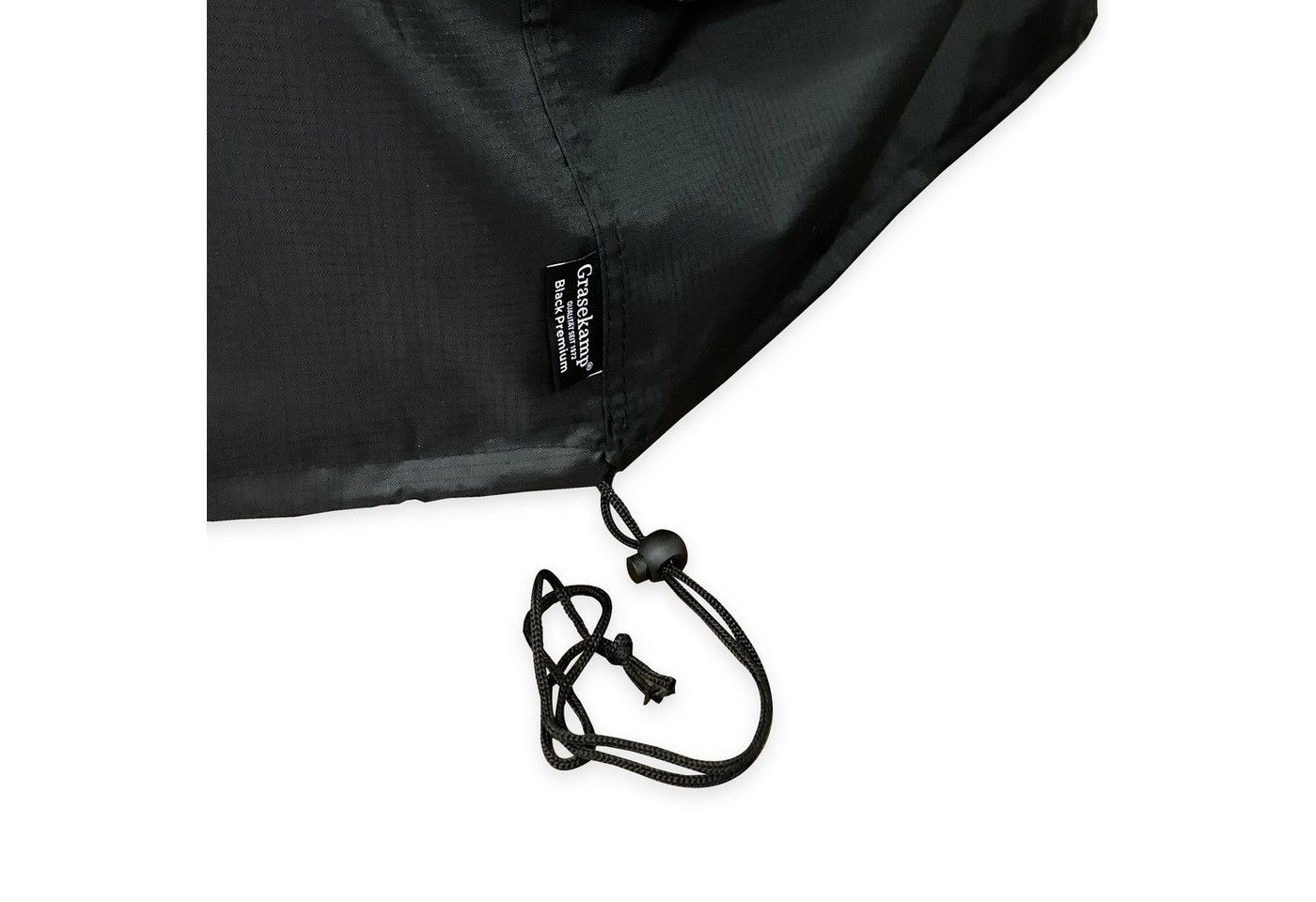 Grasekamp Gartenmöbel-Schutzhülle Black Premium Kissenboxhülle 135x65x55cm – Bild 3 von 5