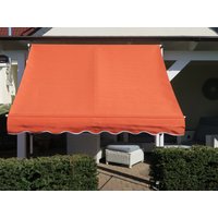 GRASEKAMP Klemmmarkise (Orange, 250x130 cm)