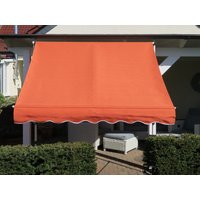 GRASEKAMP Klemmmarkise (Orange, 200x130 cm)