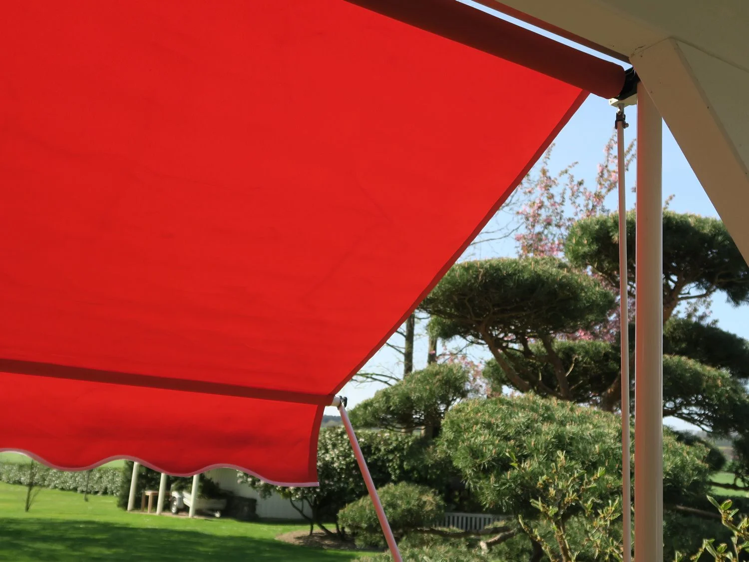 GRASEKAMP Klemmmarkise (Orange, 200x130 cm) – Bild 4 von 4