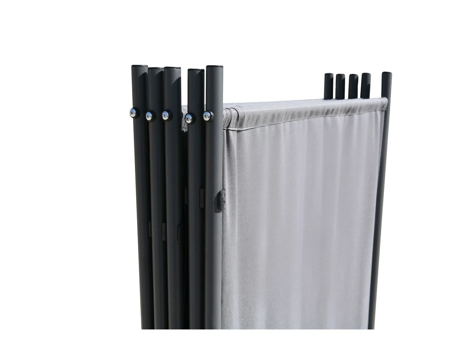 GRASEKAMP Paravent 2er Set (3-teilig, Grau) – Bild 3 von 3