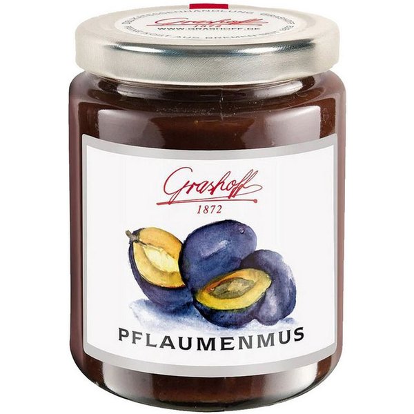 Grashoff Fruchtaufstrich, Grashoff Pflaumenmus unvergleichlich köstlicher Geschmack 250g