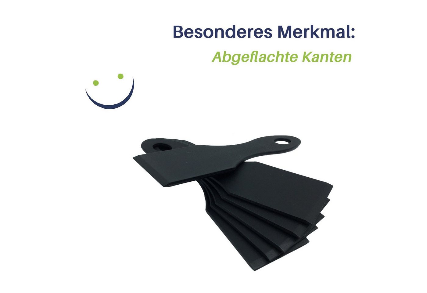 Gravidus Grillspachtel 6er-Set Racletteschieber Raclettespachtel aus Kunststoff – Bild 2 von 5