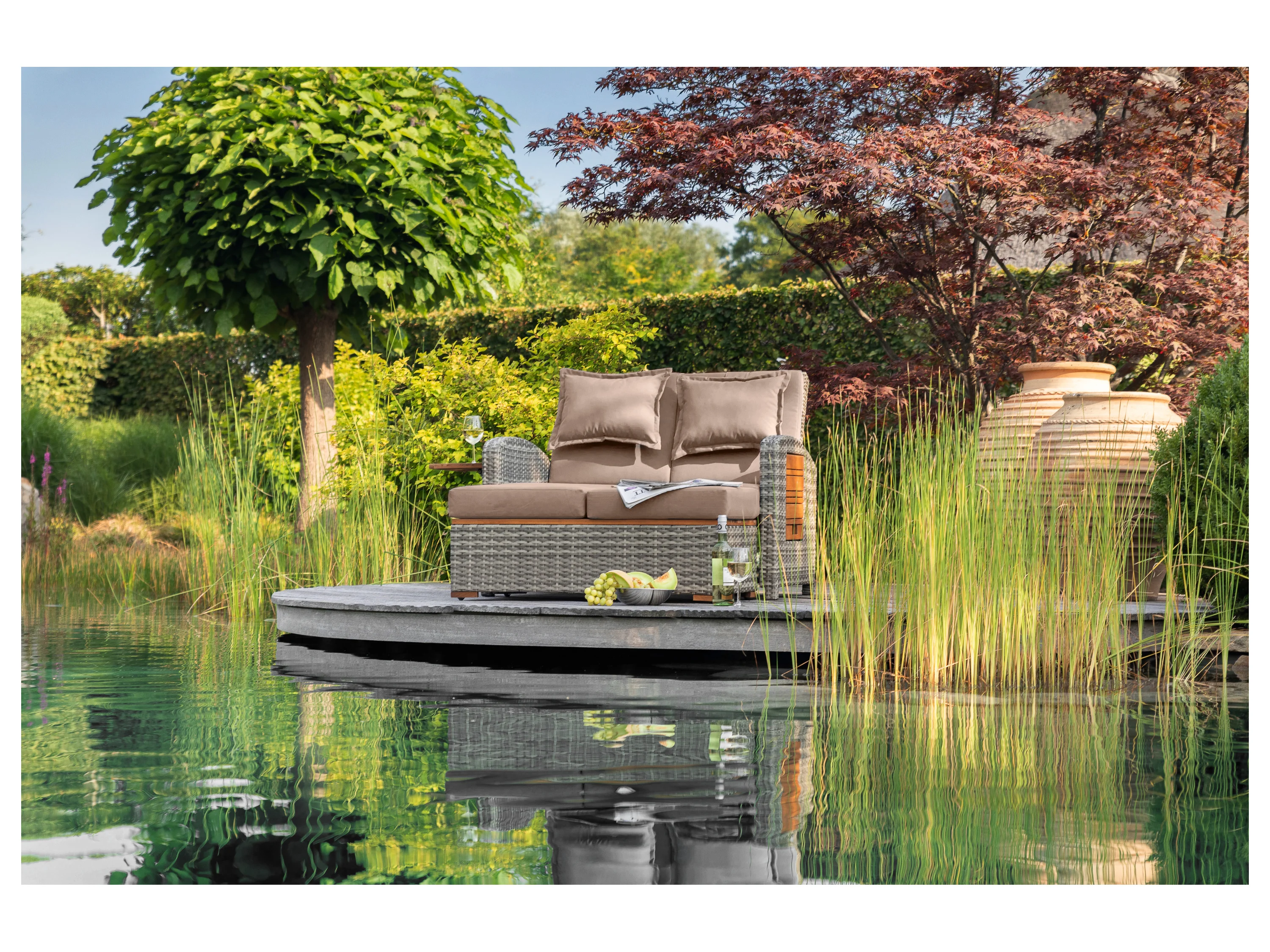 GREEMOTION Multifunktionssofa »Bahia« (Taupe) – Bild 2 von 3