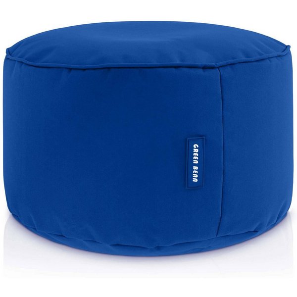 Green Bean Pouf Sitzsack-Hocker Pouf Stay 45x25cm (Sitzsack-Hocker 45x25cm mit EPS-Perlen Füllung -, Fußhocker Fußkissen Sitz-Pouf für Sitzsäcke), die ideale Er