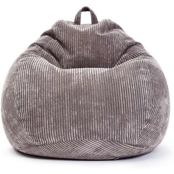 Green Bean Sitzsack Indoor Sitzsack Scoop 90x110cm - Cord (Indoor Sitzsack 90x110cm aus Cordstoff mit EPS-Perlen Füllung, Kuschelig Weich Waschbar - Drinnen Bod