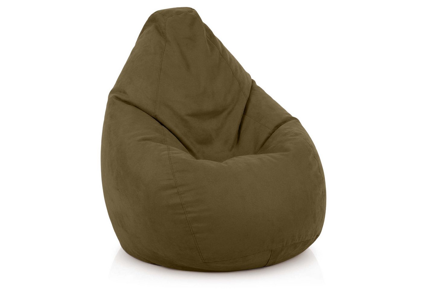 Green Bean Sitzsack Kinder Sitzsack Drop 60x60x90cm (mit Rückenlehne 60x60x90cm - Indoor Sitzkissen 220L EPS-Perlen Füllung, Kuschelig Waschbar), Bean Bag Boden – Bild 2 von 5