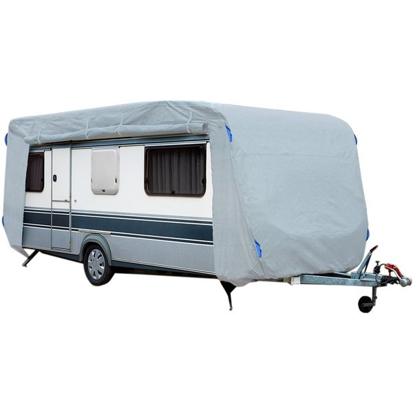 Green Yard Wohnwagenschutzhülle Wohnwagenschutzhülle Wohnwagen Abdeckplane CaravanCover S 460x250x220 (1 Stück, Inkl. Tragetasche), UV-beständig, schimmelresist