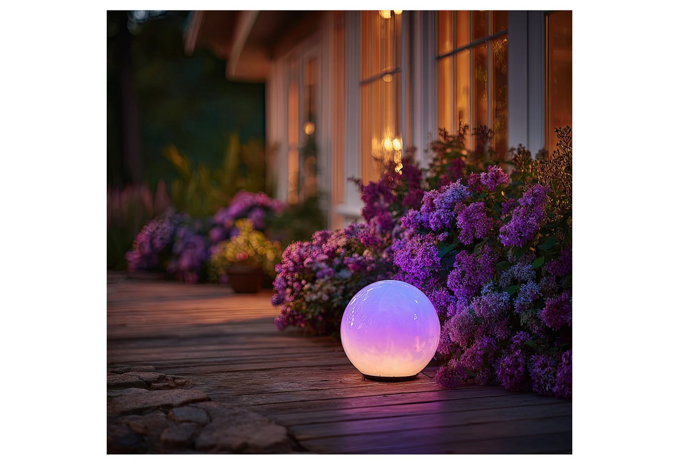 GreenBlue Gartenleuchte GB122, Verschiedene Lichtfarben, Garden Solar Lamp 15 cm – Bild 2 von 5