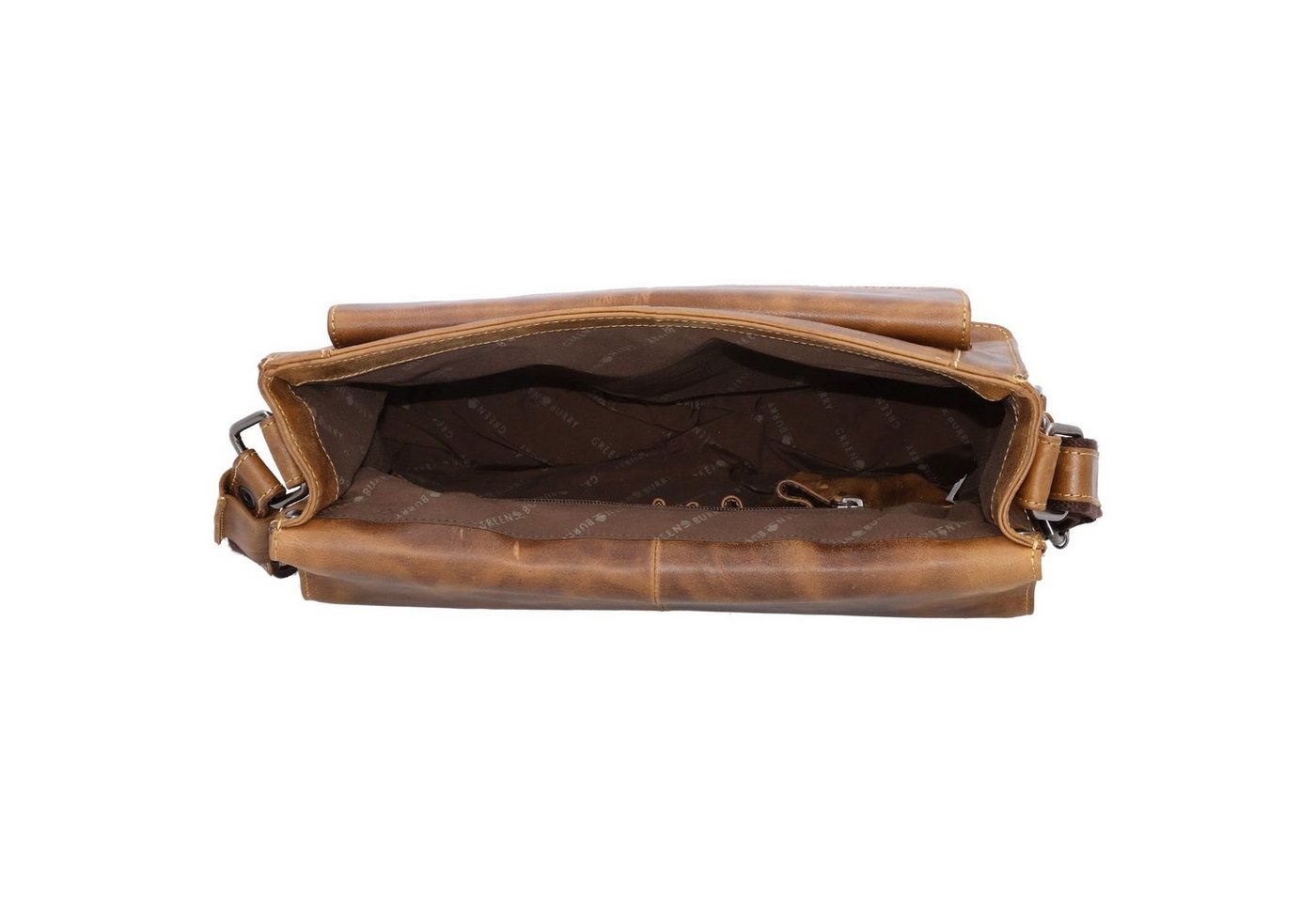 Greenburry Messenger Bag Cafe-Racer, Leder – Bild 5 von 5