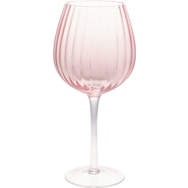 Greengate Weinglas Alice Weinglas pale pink 23cm, Glas