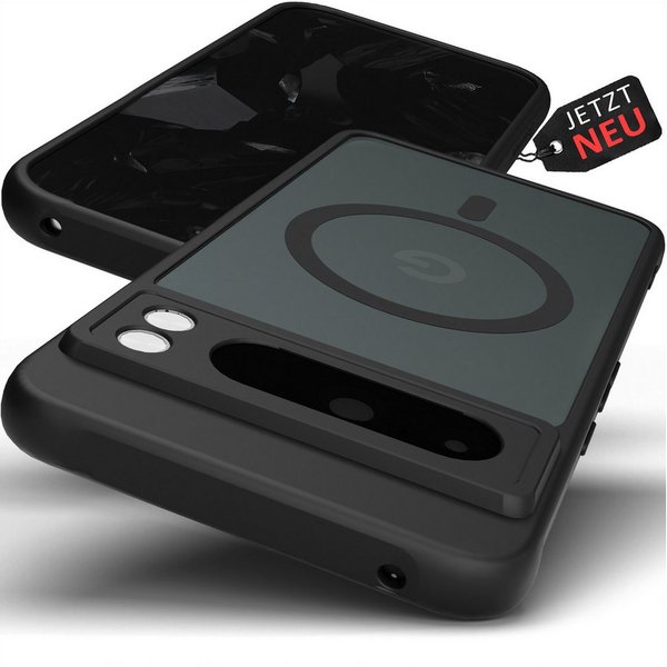 GreenHec Handyhülle Hülle Google Pixel 10 9 8 7 6 Pro XL MagSafe Case 9a 10a Magnet Schutz 7 Zoll, Cover Schwarz Magnetisch Handyhülle Pixelsnap Black Stoßfest 