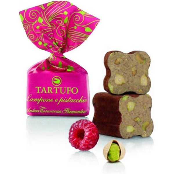 Greenomic Schokolade Tartufo Pistachio & Raspberry Antica Corronesia Piemontese (1 Stück)