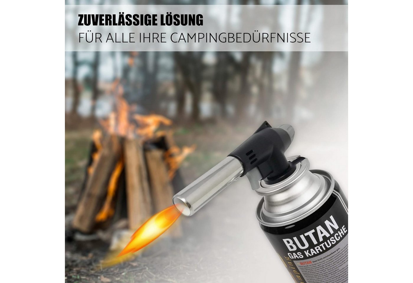 Greenpoint Gaskartusche Butan Gaskartusche 227g MSF-1a – Camping Gas für Kocher & Brenner, Zubehör für Campingkocher, Gaskocher, Brenner, Heizgeräte, Lötbrenner – Bild 5 von 5