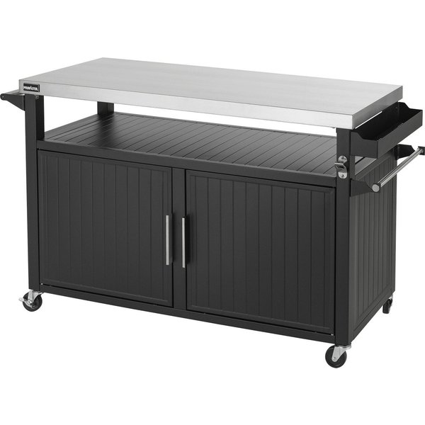 Primaster Grillablagetisch Primaster Grillwagen Napa XXL Universal 2-türig