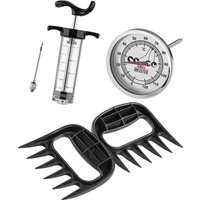 GRILLMEISTER Burger-Set / Pulled-Pork-Set (Starter-Kit BBQ)
