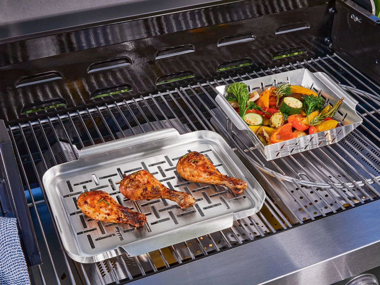 GRILLMEISTER Grillplatten (Grillplatte klein 2er) – Bild 2 von 4